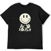 LAYUNSHUDI Acid House Raver Ecstacy Музыкальная Мужская Футболка Унисекс Футболки Черная Одежда