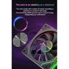 Корпусный вентилятор Power Train PRISM 9 Pro 120 мм 5 В 3-контактный ARGB Управление температурой Настольный компьютер Тихий охлаждающий вентилятор