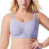 Seamless Underwired Nursing Bra for Full Bust Wire-Free Maternity Bra with Gathering Effect