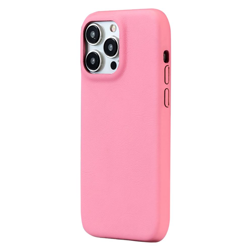 For iPhone 14 Pro Case Skin-Touch Lambskin Texture PU Leather+PET Phone Cover