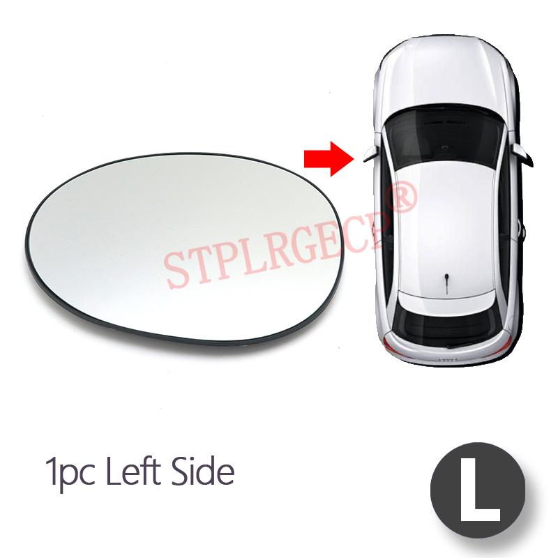 Stplrgecp Passenger Side Driver Side Left or Right Door Side Wing Mirror Glass Lens for Citroën C1 Peugeot 107 Toyota Aygo 05-14
