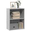 VidaXL Bookcase Sonoma Grey 60x30x77 Cm Engineered Wood, Shelf, Bookshelf, Book Support, Cabinet 857895