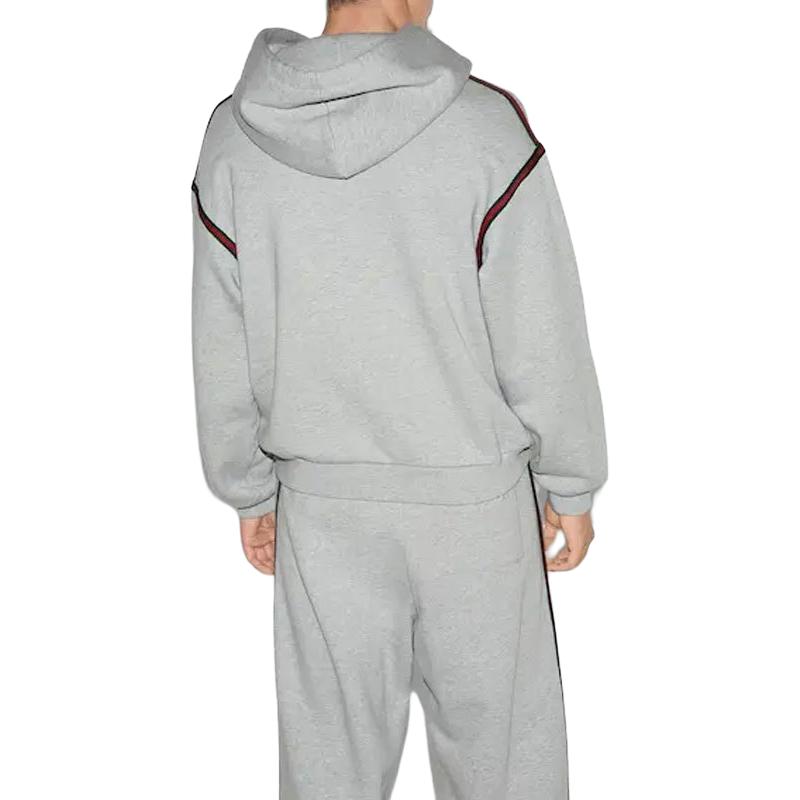 GUCCI Stripe Detailed Drawstring Hoodie 768444-XJG2X-1160