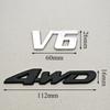 3D Металлическая Наклейка Логотип на Автомобиль V6 4WD Задний Значок Багажника Крыла Боковой Эмблема Наклейки Для Toyota Tundra Tacoma Land Cruiser Highlander