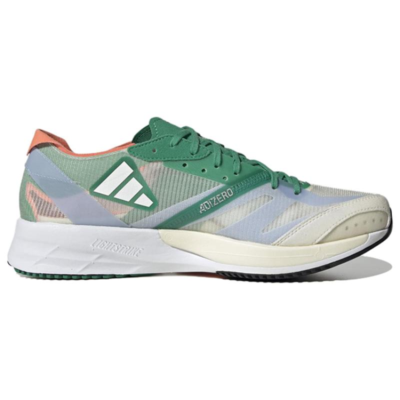 Adidas Кроссовки Adizero Adios 7 'White Tint Court Green' HQ3699