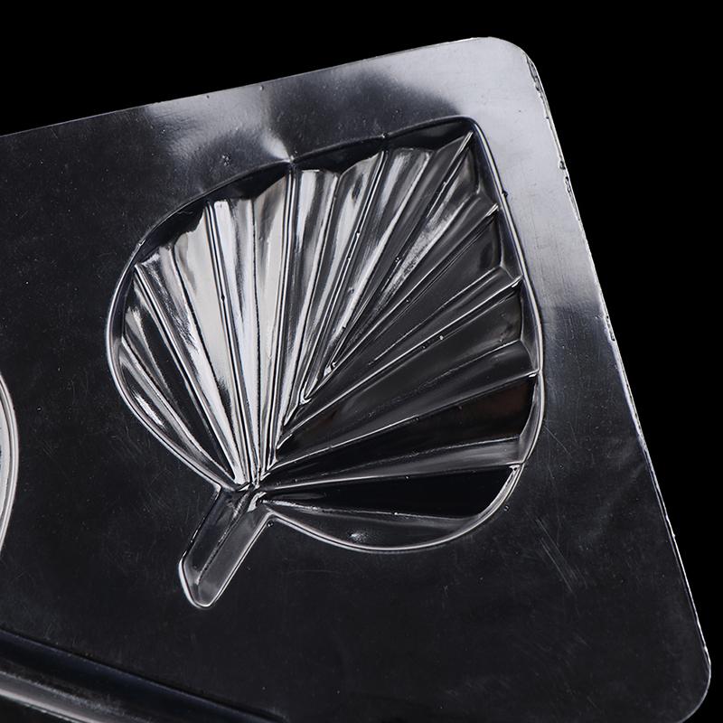 3D Форма для шоколада в виде листа пальмы, ПЭТ, для мастики, королевской глазури, форма для крема, инструменты для украшения торта в технике сахарного искусства, кухонные аксессуары для выпечки