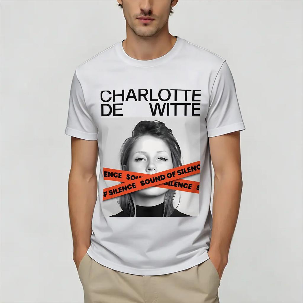 Charlotte De Witte T Shirt Summer Cotton TShirts For Couple Leisure Custom Logo Tee Shirt ShortSleeved Streetwear Tees