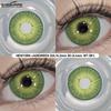 Eyeshare 1 Pair Green Color Cosplay Lens Hot Sale Contact Lenses for Role Playing Anime Eye Makeup Halloween Softlens