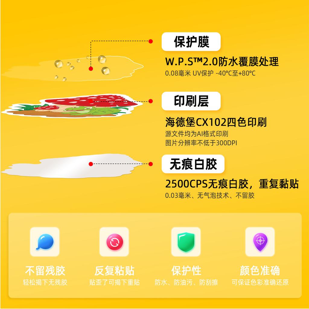 50Pcs New Stickers Cute Stickers Notebook Mobile Phone Stickers