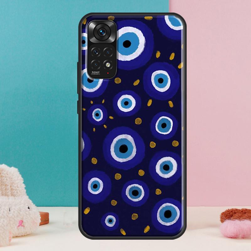Чехол «Сглаз» для Xiaomi Redmi Note 14 13 Pro 12 11 9 10 9S 10S 11S 12S Redmi 14C 13C 10C 12C