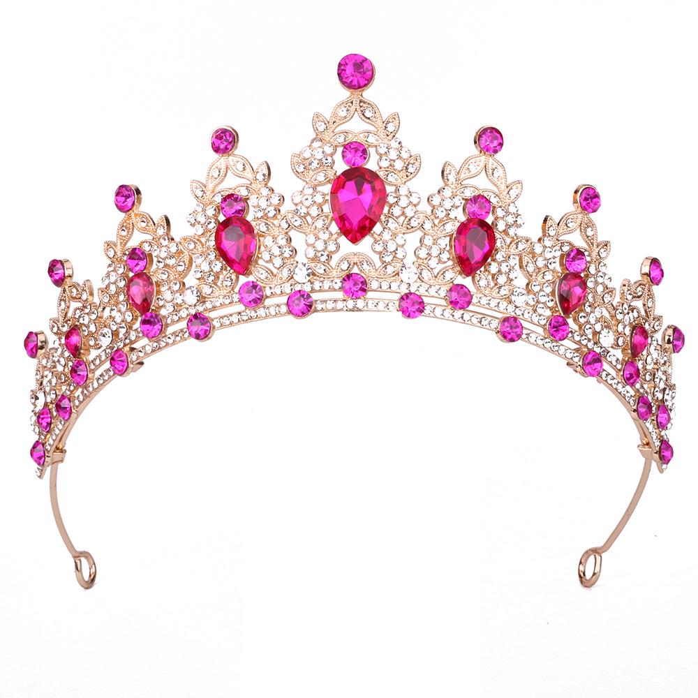 Королевская хрустальная барочная корона-ободок для невесты или дня рождения