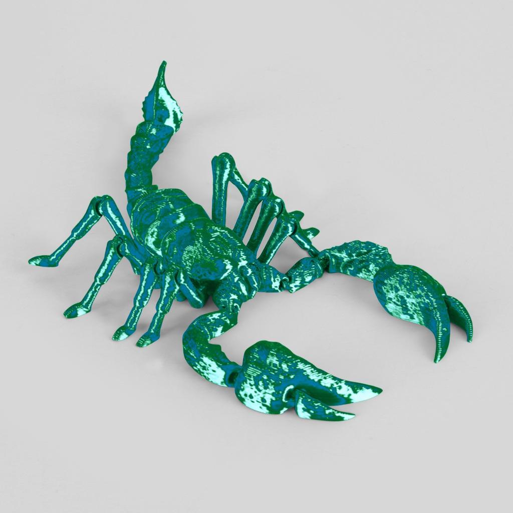 3D-печать Скорпион 3D-печать Шарнирная игрушка Скорпион Взрослая детская игрушка Таинственная игрушка Скорпион