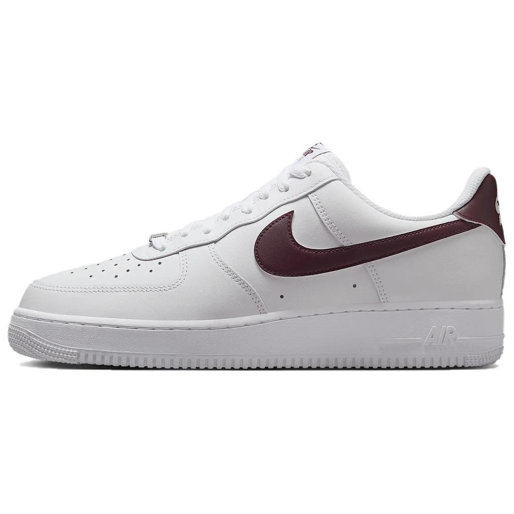 Nike Air Force 1 Low '07 White Burgundy Crush Sneakers FJ4146-112