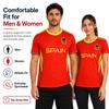 KNK Футболка для болельщика Dry-Fit Цвета национальной сборной Футболка для болельщика Испания 2XL