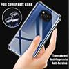 Прозрачный мягкий противоударный чехол TPU для Xiaomi Poco X3 Pro - 6,67 дюйма