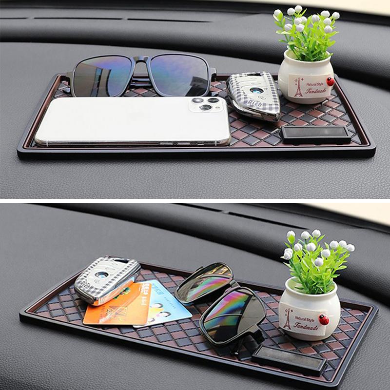 AGX1 1Pcs Car Anti-Slip Pads Dashboard Phone Holder Sticky Mats For KIA K2 K3 K5 KX7 Optima Ceed Rio 4 Pegas Picant Soul Stinger MK4