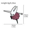 Игра Hollow Knight Silksong Кружевная Брошь-значок Хорнет Косплей Кавайная Сплав Эмалированный Значок Булавка для Лацкана Сумки Украшение для Костюма Аксессуары Реквизит