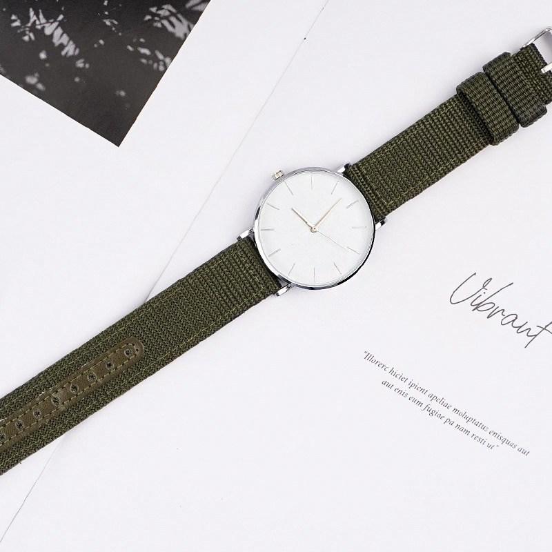 Nylon Canvas Strap Thickening Waterproof Watchband Watch Accessories