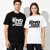 The End of Oak Street Tees Men Women Graphic TShirt Letter Print Short Sleeve T‑shirt Casual Loose Unisex Tops Streetwear Cotton