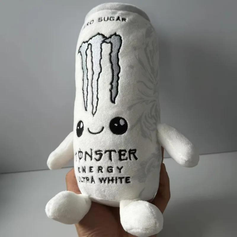 @В наличии Белый Monster Energy Напиток Плюшевая Игрушка Симуляция Банки Набитая Кукла Милая Мягкая Фигурка Декор Подарок Подарки на День Рождения