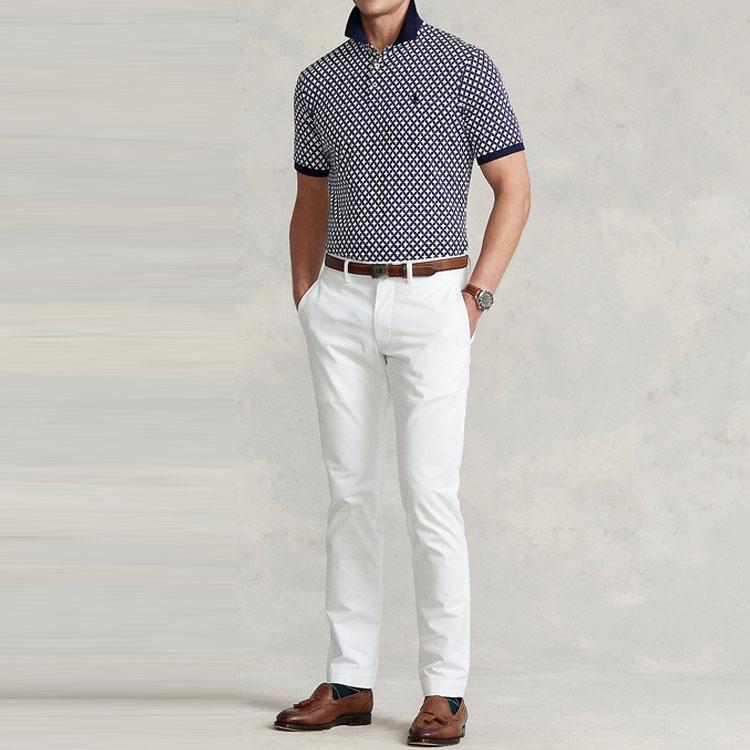 Polo Ralph Lauren Мужская рубашка-поло синяя MNPOKNI1N82163-999
