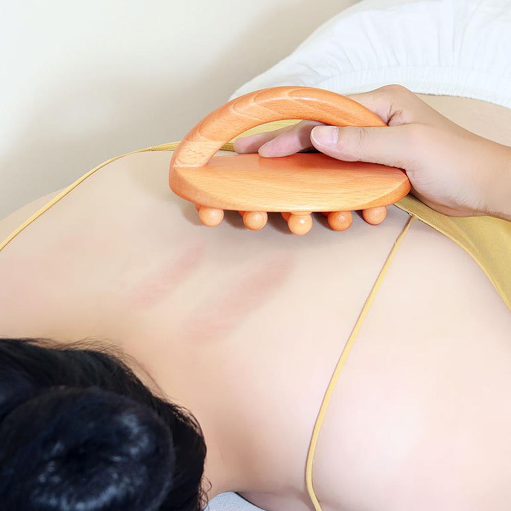 Массажный инструмент Wood Therapy, деревянная массажная щетка для тела для удаления целлюлита, облегчения состояния кожи, коррекции фигуры, лимфодренажный массажер