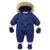 Baby Climbing Clothes Padded Clothes Cute Baby One-piece Outdoor Leisure Jumpsuit Thick Winter Bodysuit
