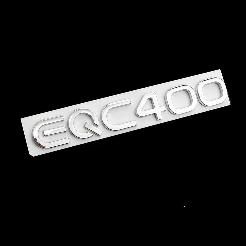 Хром Серебристый Черный Буквы на Багажник EQC400 4MATIC Шильдики для Mercedes Benz EQC Электромобиль Внедорожник AWD N293 UH4