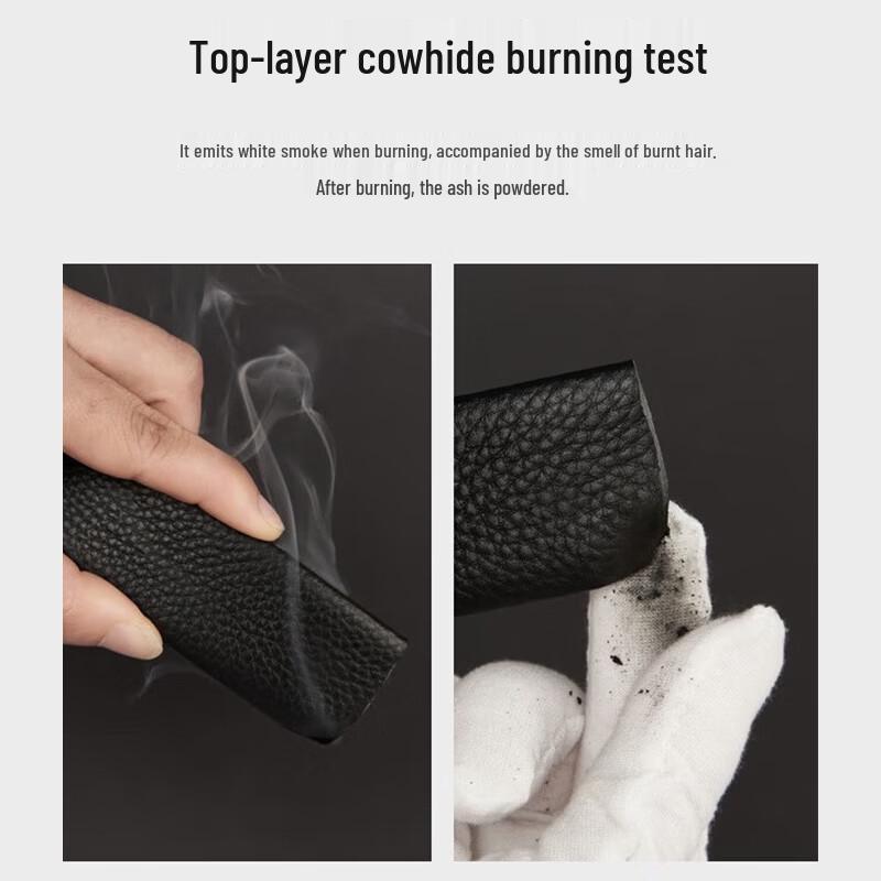 Romon Men's First-Layer Cowhide Belt Strap (No Buckle)
