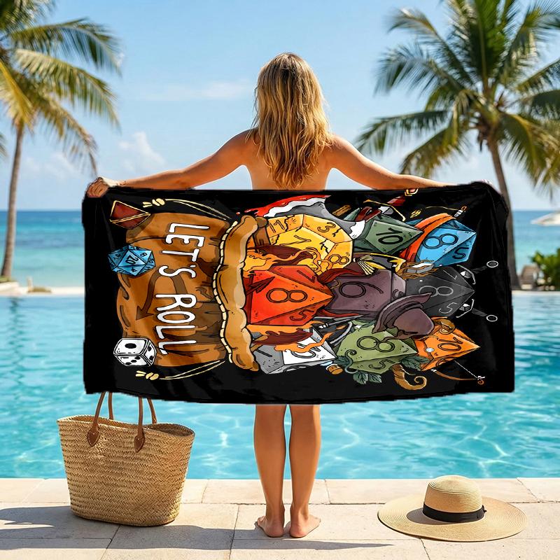 Dungeon Master Fashion Beach Towel: Ideal for Summer Adventures Soft, absorbent and quick drying suitable for swimming and bathing