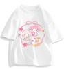 2026 Новая Мода Круглый Вырез Короткий Рукав Футболка Весна Лето Sanrio My Melody Женская Футболка Унисекс Модный Милый Топ Одежда