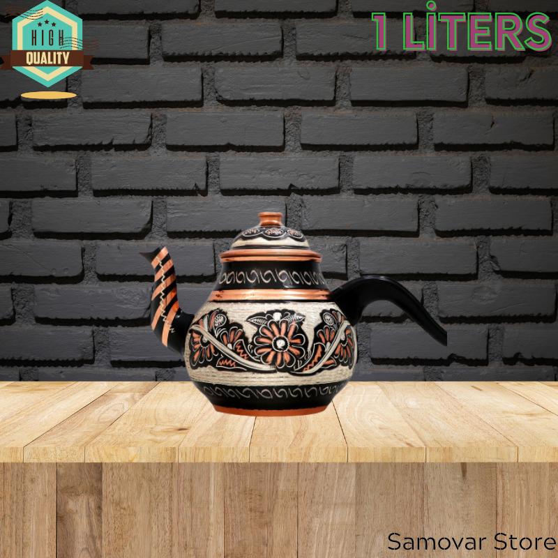 Copper Teapot Tea Services Teaware Tea Infuser Tea Ceremony Samovar Tea Strainer Turkish Antiques Infuser Kettle For Tea Brewing