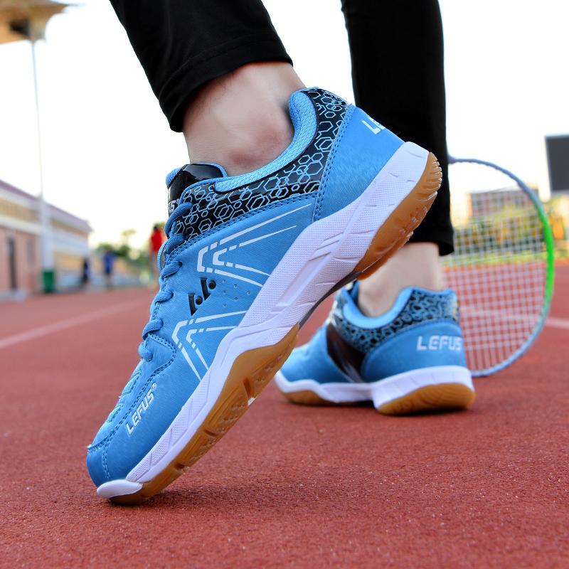 Молодежные и взрослые новые высококачественные амортизирующие противоскользящие и износостойкие туфли для бадминтона, теннисные туфли, туфли для настольного тенниса