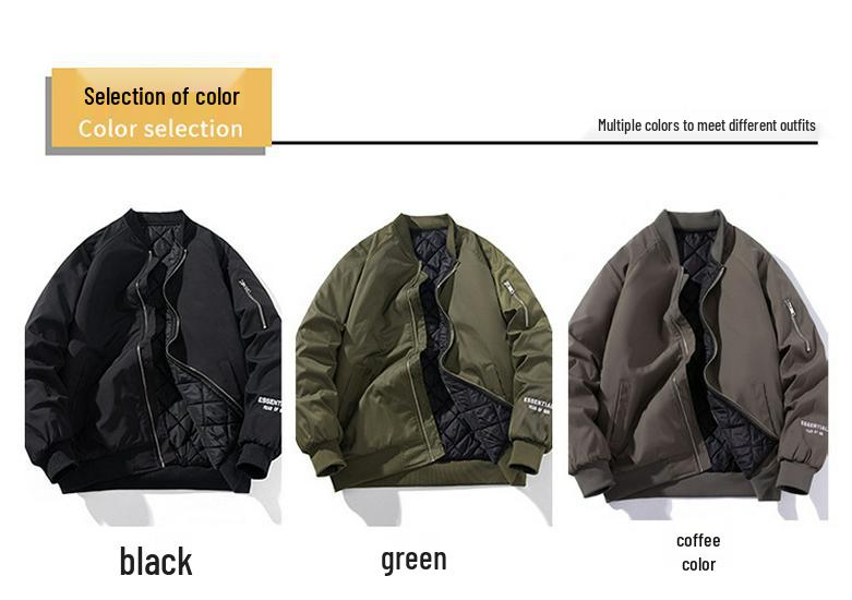 Мужская плотная бейсбольная куртка FEAR OF GOD FOG ESSENTIALS для весны, осени и зимы