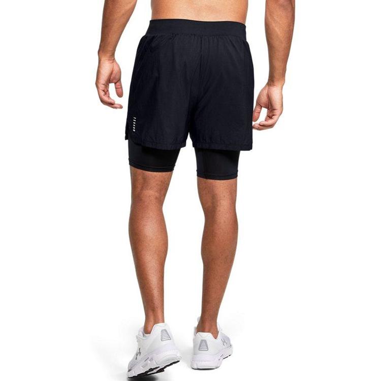 Under Armour Шорты для бега Speedpocket Мужские Брюки черные 1355449-001