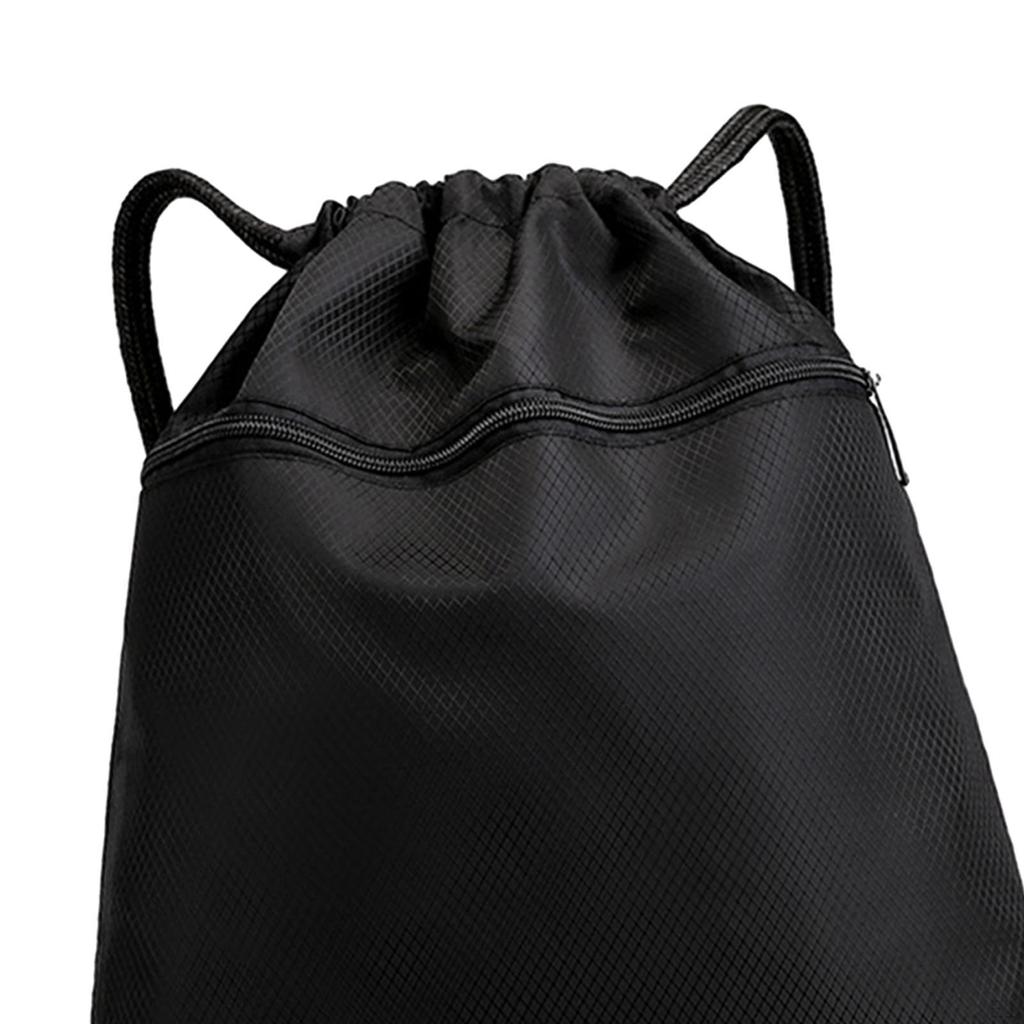 Drawstring Backpack Draw String Bag Tear Resistant Foldable Rucksack for Men Women Basketball Soccer