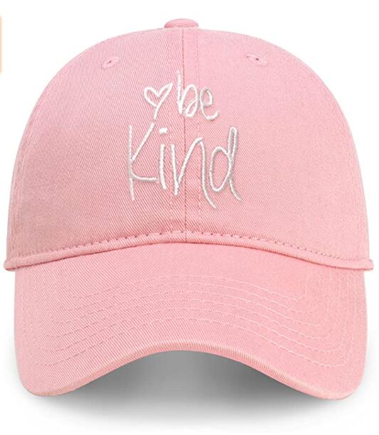 Be Kind Trendy Womens Baseball Cap Unisex Fashion Cotton Style Fun Inspirational Saying Seasonal Outdoor Travel Headwear