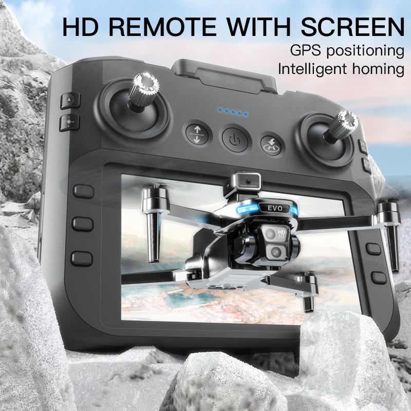Новый Профессиональный GPS Дрон SG901 MAX 8K Двойная Камера Аэрофотосъемка FPV Бесколлекторный Обход Препятствий с Большим Экраном Пульт Дистанционного Управления Дрон