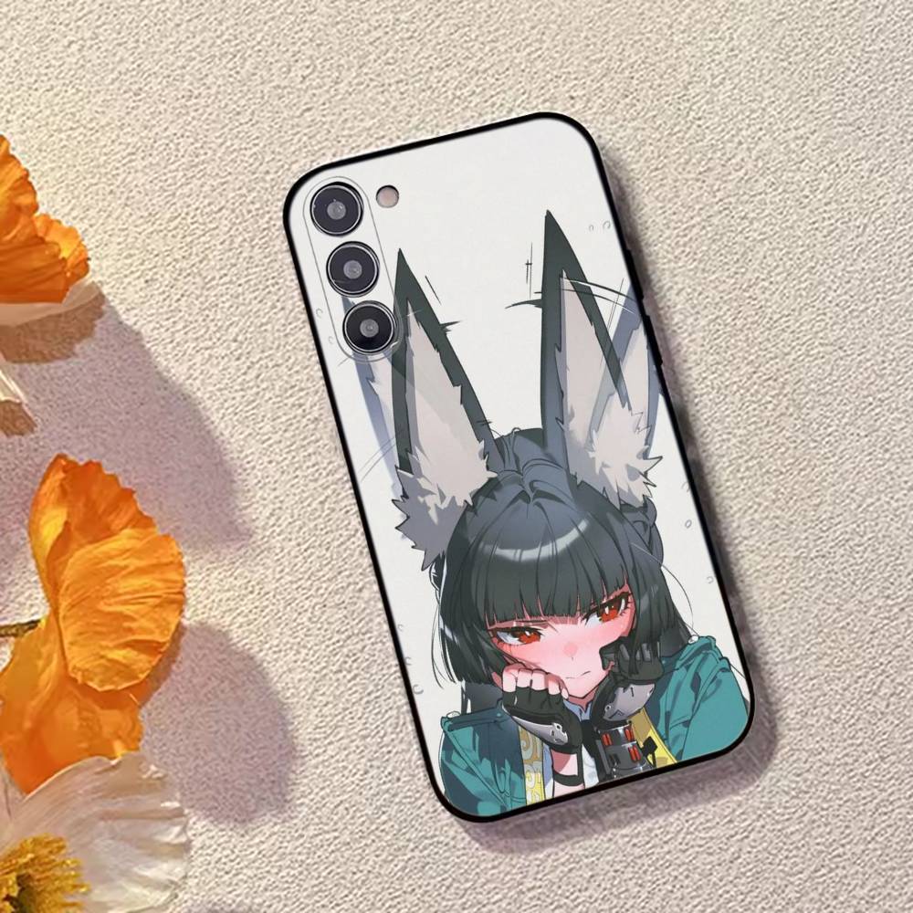 Чехол для телефона Hoshimi Miyabi из игры ZZZ, черный силикон, мягкий, для Samsung Galaxy A73, A72, A71, A70, A53, A52, A51