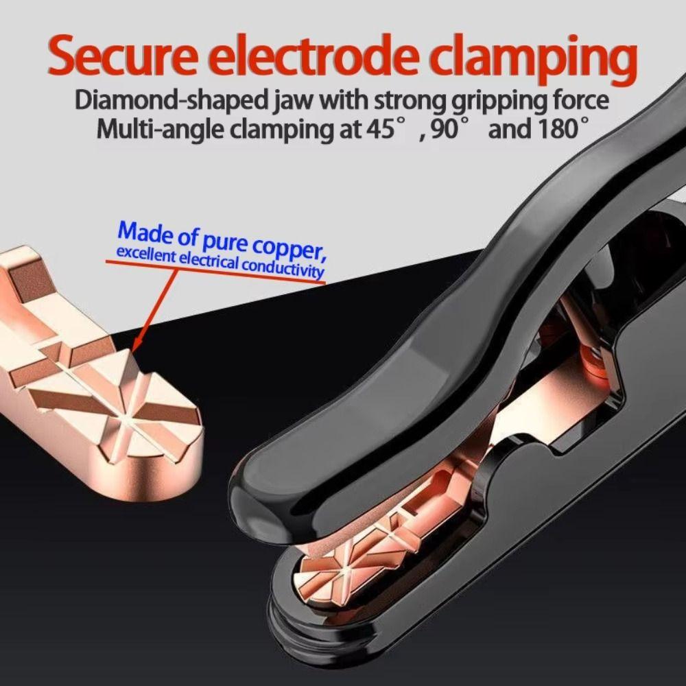 Heat Resistant Welding Clamp Copper Cable Electrode Holder Professional Welding