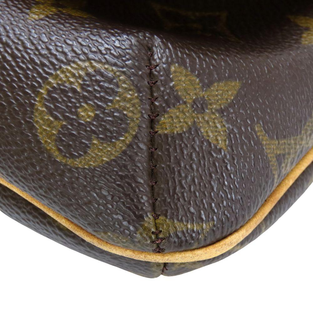 Used LOUIS VUITTON Shoulder Bag Mudget Salsa M51258 Short Shoulder Monogram/Nume leather Brown
