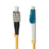 Qoltec Fiber Optic Patchcord FC/UPC - LC/UPC | Singlemode | 9/125 | G652D | Simplex | 10m