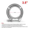 SUS 304 Upgraded Exhaust V Band Clamp Iron Flange Kit Male and Female Flange 2''/2.25''/2.5''/2.75''/3''/3.25''/3.5''/3.75''/4''