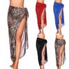 Summer Sexy Beach Skirts Women Beach Wear Chiffon Beach Wrap Skirt Towel Long Sarong Cover Up Sexy Bikini Scarf