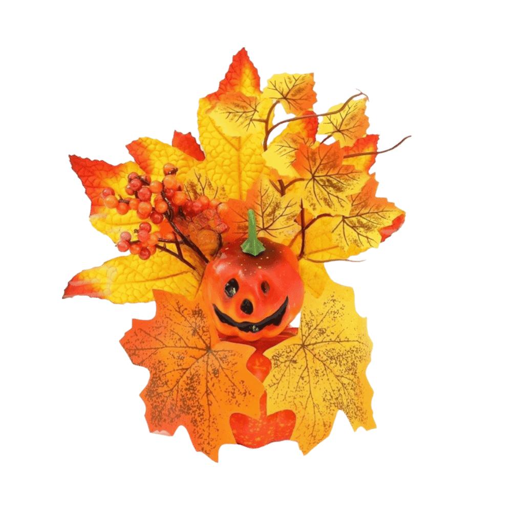 DIY Halloween Ornaments Maple Leaf Desk Ornaments Fall Harvest Decorations Party Decorations