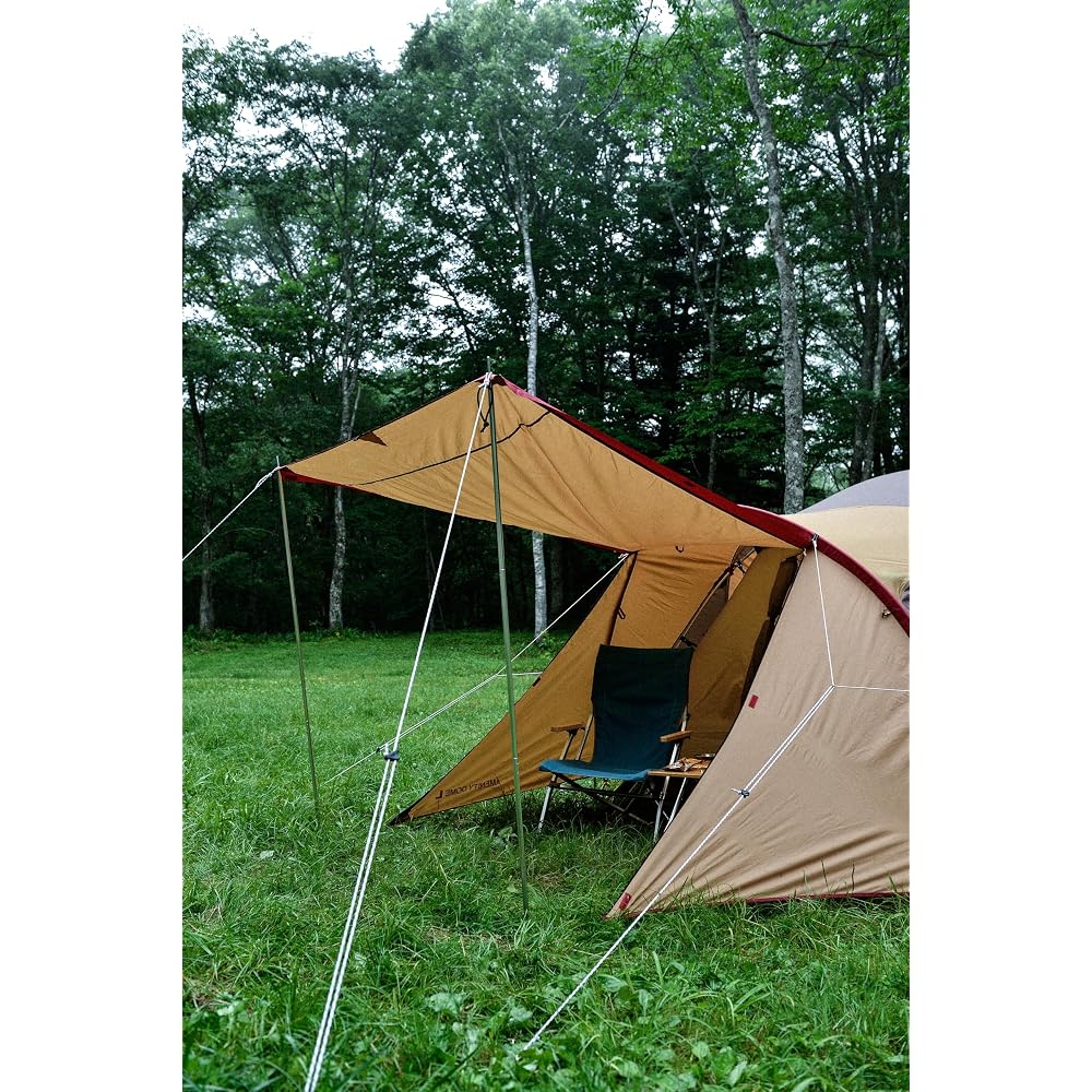 Набор upright-стоек для палатки Snow Peak Amenity Dome TP090, Панель для двери палатки с стойками, веревками и колышками