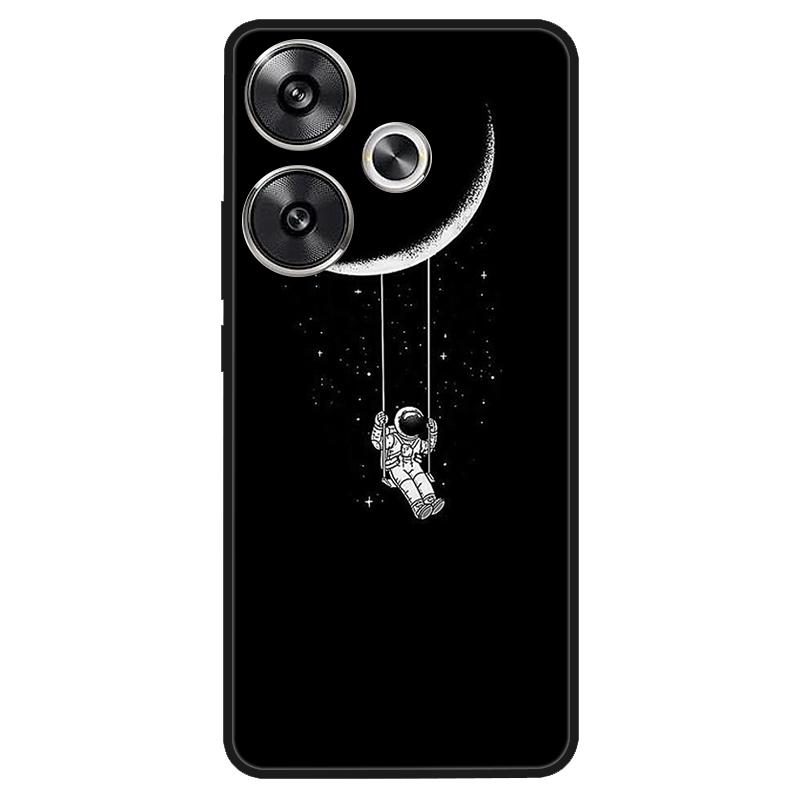 For Xiaomi Poco M6 4G Case Shockproof Soft Silicone TPU Bumper for Poco M6 4G Cover PocoM6 4G 2024 Lovely Luxury Cartoon Fundas