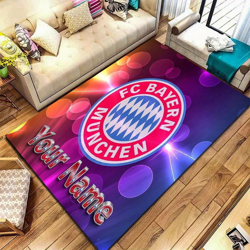 FC Bayern Munchen Custom Name Carpet Rug for Living Room Bedroom Home Sofa Decoration,Kids play Non-slip Floor Mat
