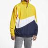 Nike Big Swoosh Woven Colorblock Jacket Men Jackets Yellow AR3133-728