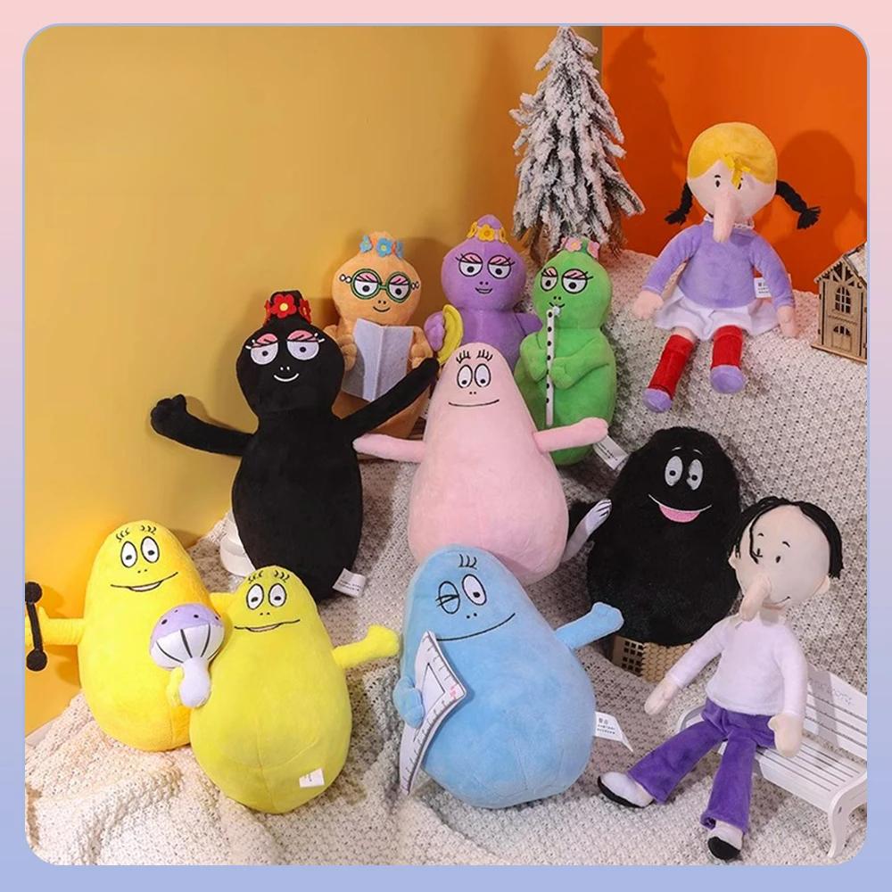 Barbapapa плюшевая игрушка кавайная кукла фигурка коллекционная сувенирная модель аниме периферийные устройства украшение дома подарок на день рождения игрушки